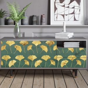 Sideboard - STORYZ - T7 Gingko leaves - Grey