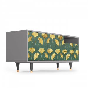 Sideboard - STORYZ - T7 Gingko leaves - Grey