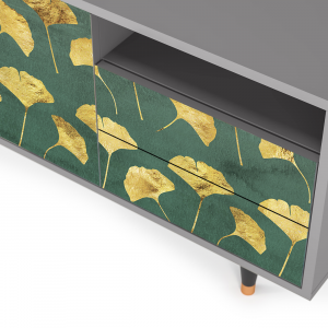 Sideboard - STORYZ - T7 Gingko leaves - Grey