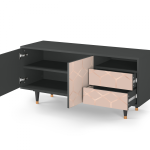 Sideboard - STORYZ - T7 Rose Honeycomb - Antracite