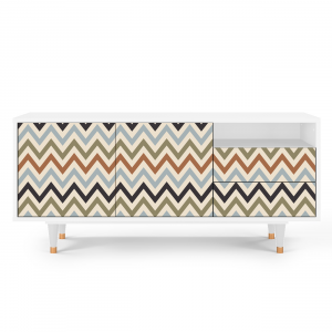 Sideboard - STORYZ - T7 Bright Ripple - White