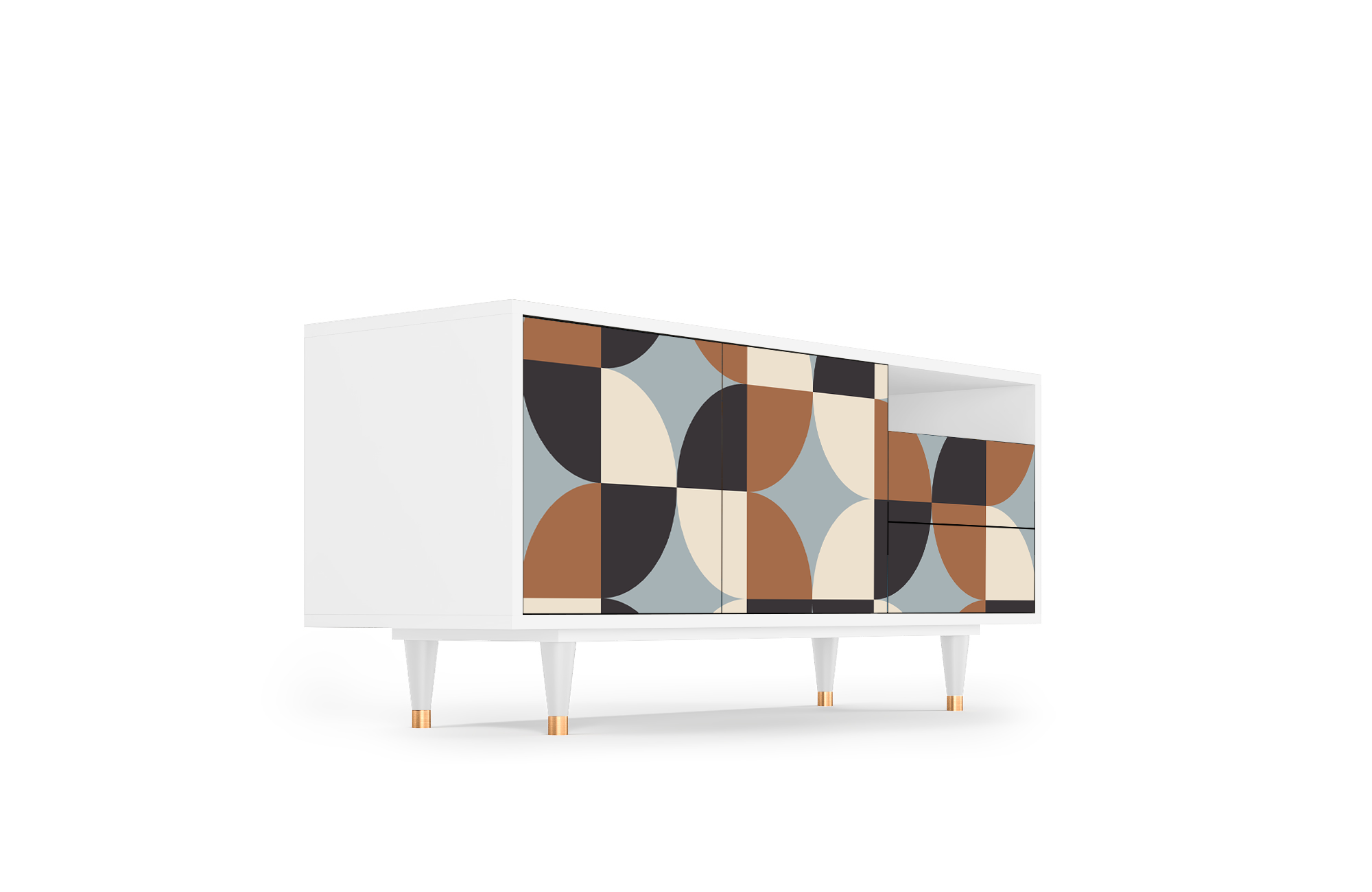 Sideboard – STORYZ – T7 Brown Sensation – White Sideboard - STORYZ - T7 Brown Sensation - White