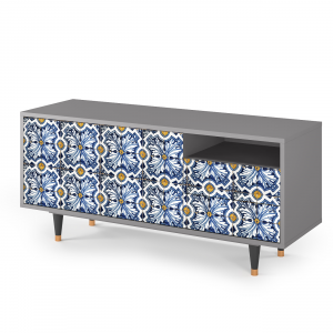 Sideboard - STORYZ - T7 Lovely Cornflowers - Grey