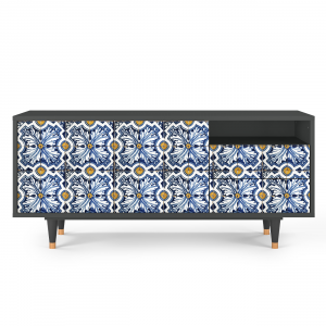 Sideboard - STORYZ - T7 Lovely Cornflowers - Antracite