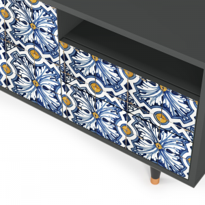 Sideboard - STORYZ - T7 Lovely Cornflowers - Antracite