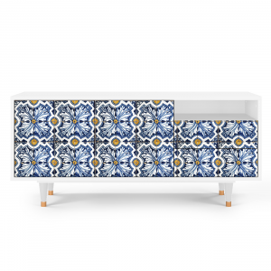 Sideboard - STORYZ - T7 Lovely Cornflowers - White