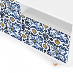Sideboard - STORYZ - T7 Lovely Cornflowers - White
