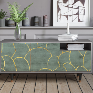 Sideboard - STORYZ - T7 Magnificent Water Lily - Grey