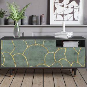 Sideboard - STORYZ - T7 Magnificent Water Lily - Antracite