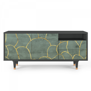 Sideboard - STORYZ - T7 Magnificent Water Lily - Antracite
