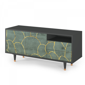 Sideboard - STORYZ - T7 Magnificent Water Lily - Antracite