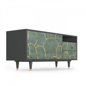 Sideboard - STORYZ - T7 Magnificent Water Lily - Antracite