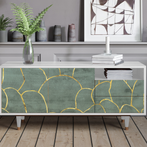 Sideboard - STORYZ - T7 Magnificent Water Lily - White