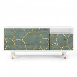 Sideboard - STORYZ - T7 Magnificent Water Lily - White