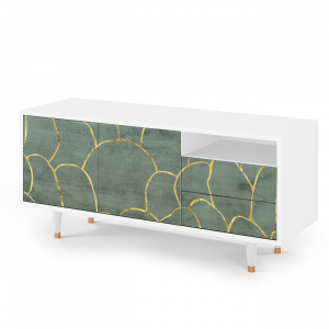 Sideboard - STORYZ - T7 Magnificent Water Lily - White
