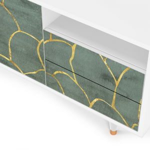 Sideboard - STORYZ - T7 Magnificent Water Lily - White