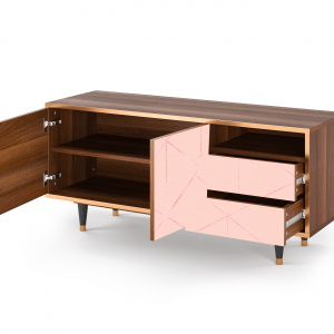 Sideboard - STORYZ - T7 Rose Quartz - Walnut