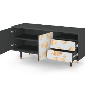 Sideboard - STORYZ - T7 Blue Giraffe - Antracite