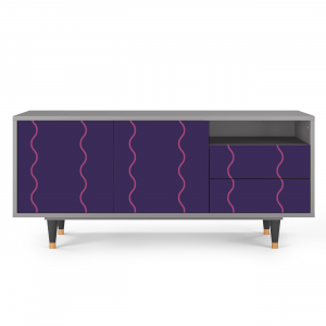 Sideboard - STORYZ - T7 Grape Maccaroni - Grey
