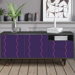 Sideboard - STORYZ - T7 Grape Maccaroni - Antracite