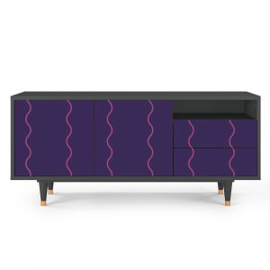 Sideboard - STORYZ - T7 Grape Maccaroni - Antracite