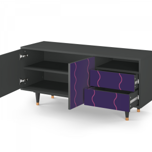 Sideboard - STORYZ - T7 Grape Maccaroni - Antracite