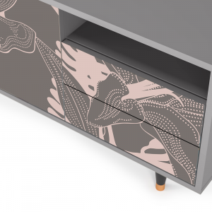 Sideboard - STORYZ - T7 Issabelline Flower - Grey