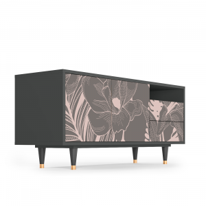Sideboard - STORYZ - T7 Issabelline Flower - Antracite