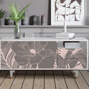 Sideboard - STORYZ - T7 Issabelline Flower - White