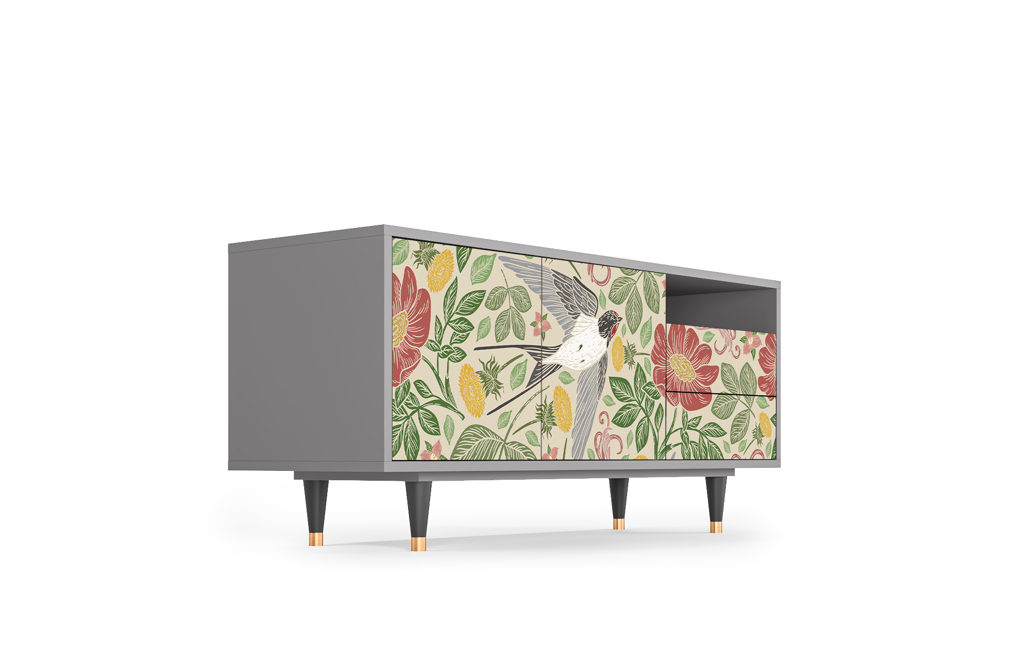 Sideboard – STORYZ – T7 Spring Swallow – Grey Sideboard - STORYZ - T7 Spring Swallow - Grey