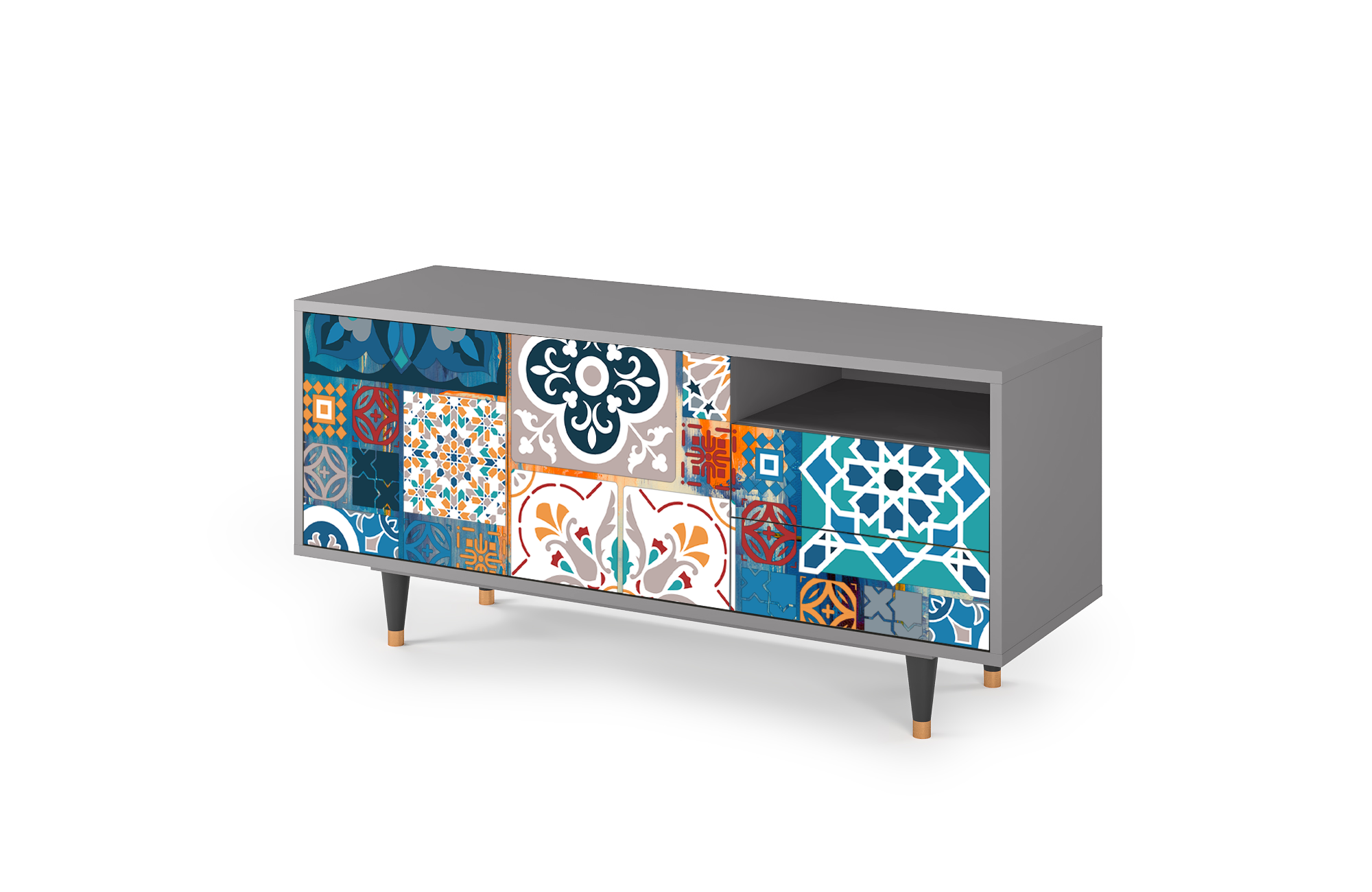T7_86_002 Sideboard - STORYZ - T7 Moroccan Market - Grey