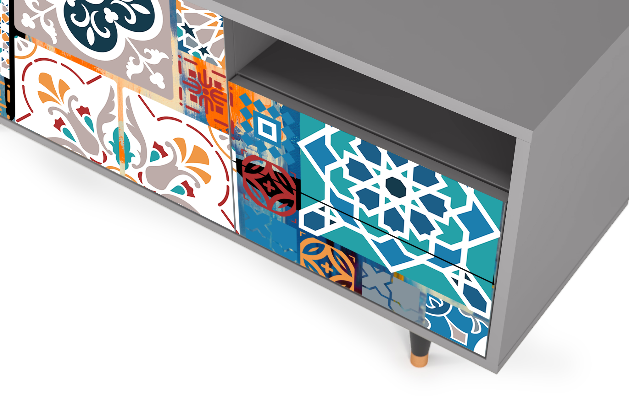 Sideboard – STORYZ – T7 Moroccan Market – Grey Sideboard - STORYZ - T7 Moroccan Market - Grey