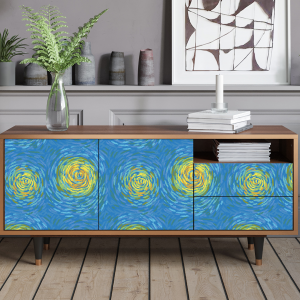 Sideboard - STORYZ - T7 Van Gogh Lights - Walnut