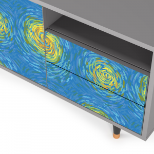 Sideboard - STORYZ - T7 Van Gogh Lights - Grey